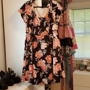 Floral print dress